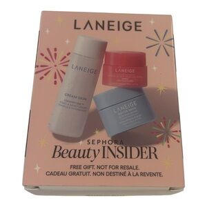 LANEIGE Beauty Insider Mini Gift Set | Hyaluronic Cream, Toner & Sleep Mask